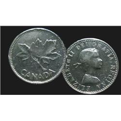 MINT ERROR, 1 cent struck on foreign ni