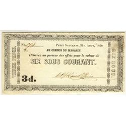 Merchant scrip  WP & David Price, Petit