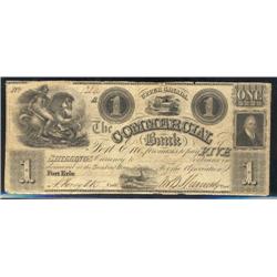 The Commercial Bank  1837  $1  Five sh
