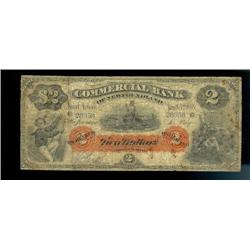 Commercial Bank of Newfoundland, $2  18