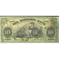 The Dominion Bank  $10 1925   334862  L
