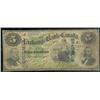 The Exhange Bank of Canada, $5  1872  o