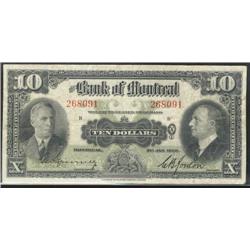 The Bank of Montreal  1938  $10  268091