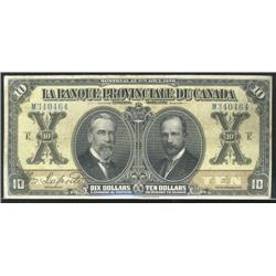 La Banque Provinciale du Canada  1928  