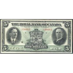 The Royal Bank of Canada  1927  $5  136