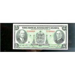 The Royal Bank of Canada  $5  1935  la