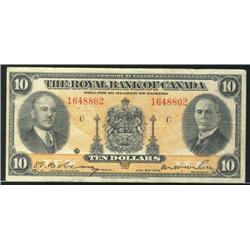 The Royal Bank of Canada  1935  $10  16