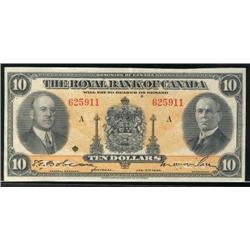 The Royal Bank of Canada  1935  $10  62