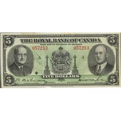 The Royal Bank of Canada  1943  $5  A05