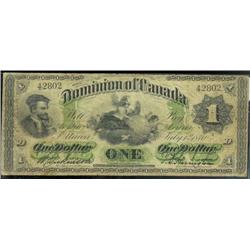 DC-2c  1870  $1  Payable at ST.JOHN  