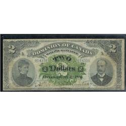 DC-11i  1887  $2  Letter A 014358.  A