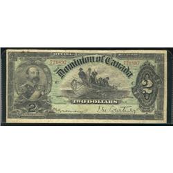 DC-14b  1897  $2  Courtney/ brown back 
