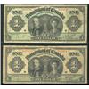 Image 1 : Lot of two Dominion banknotes including