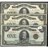 Image 1 : Lot of three nice 1923 banknotes includ