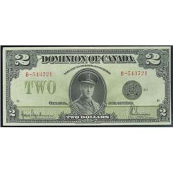 DC-26a  1923  $2 B-543721  Original EF-