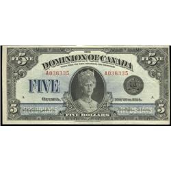 DC-27  1924  $5  A036335  The Queen Ma