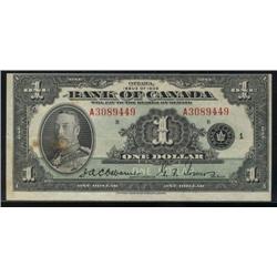 BC-1  1935  $1  Letter A3089449 EF wi