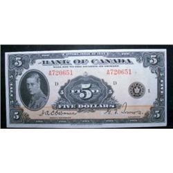 BC-5  1935  $5  English text  A720651  