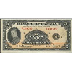 BC-6  1935  $5  French text  F199700  V