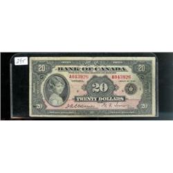 BC-9a  1935  $20  English text  Large 