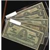 Image 1 : Lot of five 1937 $1 notes BC-21a  Osbor
