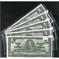 A nice run of five consecutive notes.  