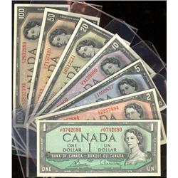 Complete 1954 modified portrait set.  I