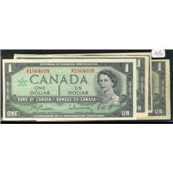 BC-45b  1967  $1  SCARCE PREFIX  MP. 