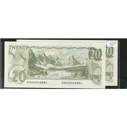 Lot of two sequential 1979  $20 notes. 
