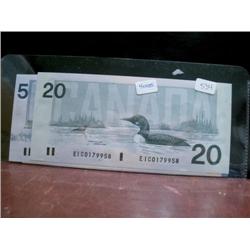   $2 1986 BC-55b  Small B & Large B, 