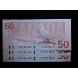 Lot of 3 consecutive notes.  BC-59a  Th