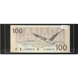 BC-60a  1988  $100  AJV6383181  Thiesse