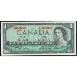 LOW SERIAL NUMBERED NOTE P/L 0000001  $