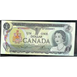LOW SERIAL NUMBERED NOTE A/P 0000001  $