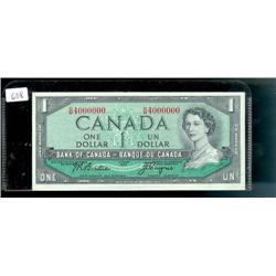 Million numbered note D/M4000000  $1 