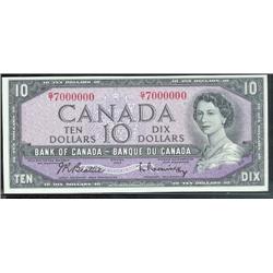 Million numbered note G/T7000000  $10