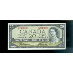 Million numbered note I/E2000000  $20