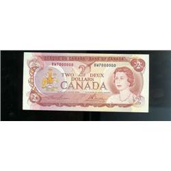 Million numbered note BW7000000  $2  