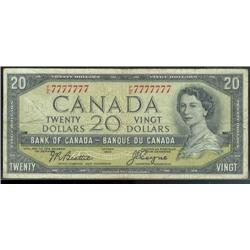 One digit SOLID numbered RADAR note 