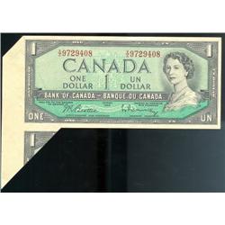 Major Cutting ERROR NOTE. 1954  $1  B