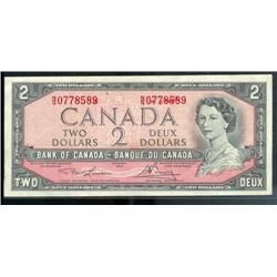 INK SMEAR ERROR  BC-38d  $2  1954  Laws