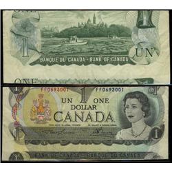 Major Miscut ERROR NOTE. 1973  $1  BC