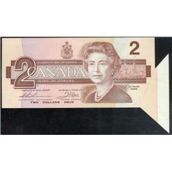 Major Cutting ERROR NOTE. 1986  $2  B