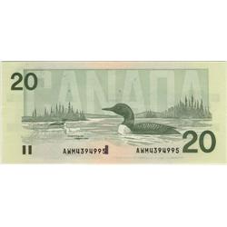 1991  $20  AWM4394995  Serial number sh