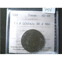 CH# LC48A2  Breton # 960  ICCS MS60, sc