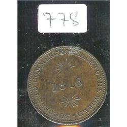 CH# UC-6A2  Breton # 724  AU-50, scarce