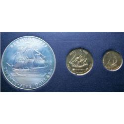 BERMUDA  1977 SILVER JUBILEE SET BU. 