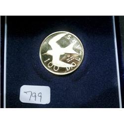 BRITISH VIRGIN ISLANDS  1975  $100  Go