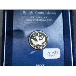 BRITISH VIRGIN ISLANDS  1980  $50  Gol