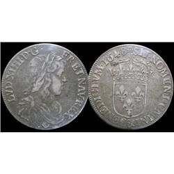 FRANCE  1/2 Ecu  1648&   CCCS VF-30, a 